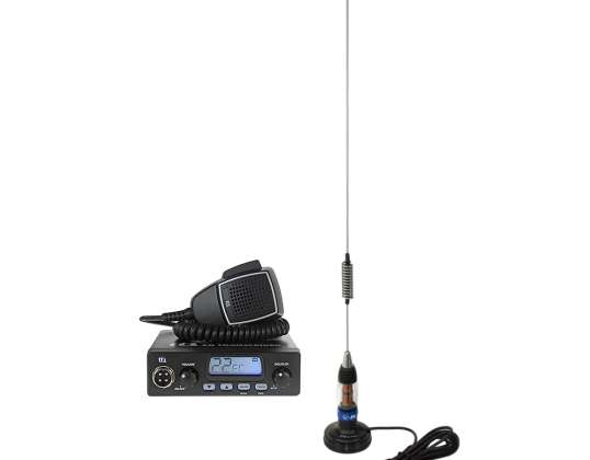 Kit Stazione Radio CB TTi TCB-550 + Antenna CB Midland LC59 con magnete