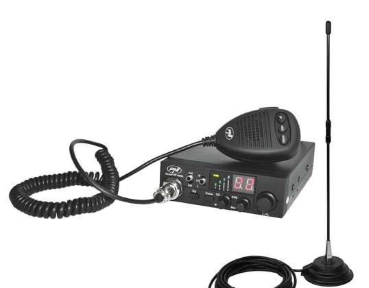 Zestaw Radiostacja CB PNI ESCORT HP 8000L ASQ + Antena CB PNI Extra 40 c