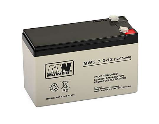 Gel battery MW 7.2-12 12V / 7.2Ah