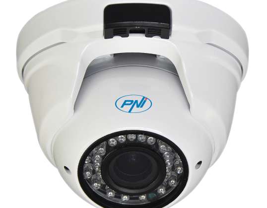 Cámara de videovigilancia PNI House IP2DOME 1080P con IP varifocal 2.8