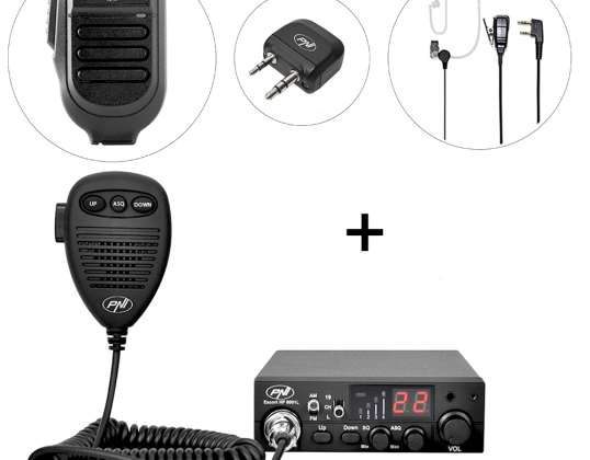 Kit Radio Station CB PNI Escort HP 8001L ASQ + PNI BT-DONGLE 8001 + Small