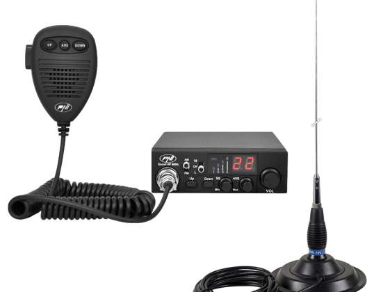 Kit-radioasema CB PNI Escort HP 8000L ASQ + antenni CB PNI ML145 m: llä