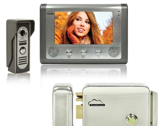 SilverCloud House 715 video intercom kit with 7-inch LCD screen and Yal