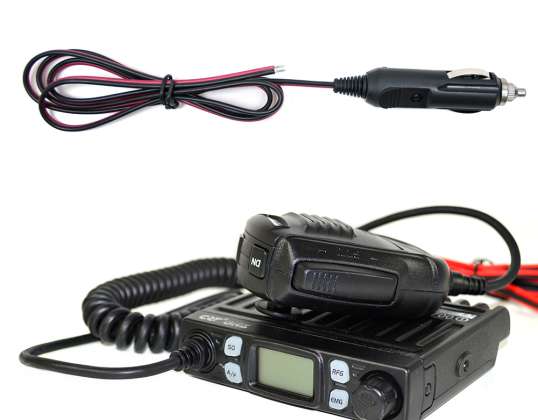 Paquete de emisoras de radio Cb CRT One N con S-Meter con conector para encendedor