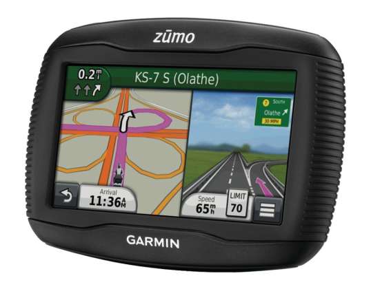 GPS navigation system for moto Garmin Zūmo 395LM 4.3inch, map incl