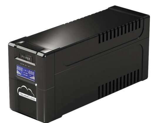 UPS SilverCloud SafePC 650AVR moc 360W LCD monitory oprogramowania