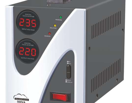 SilverCloud Voltage Stabilizer 500VA 300W