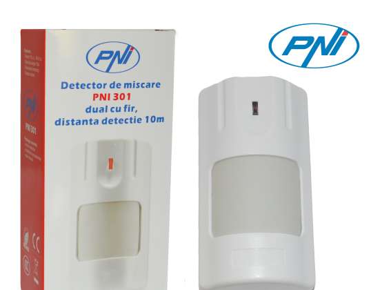 Dvojna žica PNI 301 senzor gibanja za PNI 205 alarm, razdalja