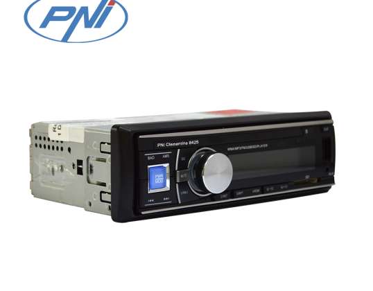 Radio MP3-spiller bil PNI Clementine 8425 4x45w 1 DIN med SD, USB, AUX,