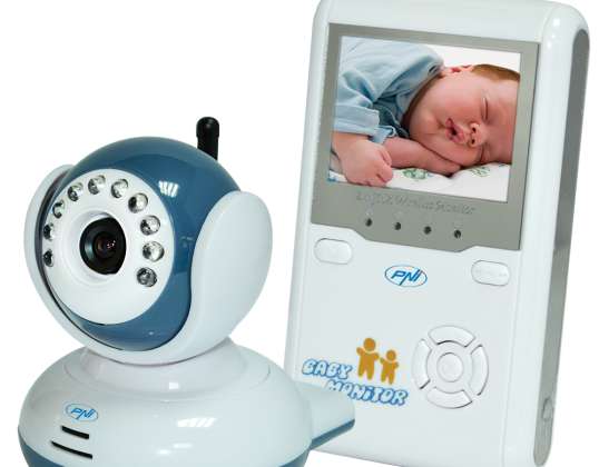 Baby Video Monitor PNI B2500 2.4 pollici schermo senza fili