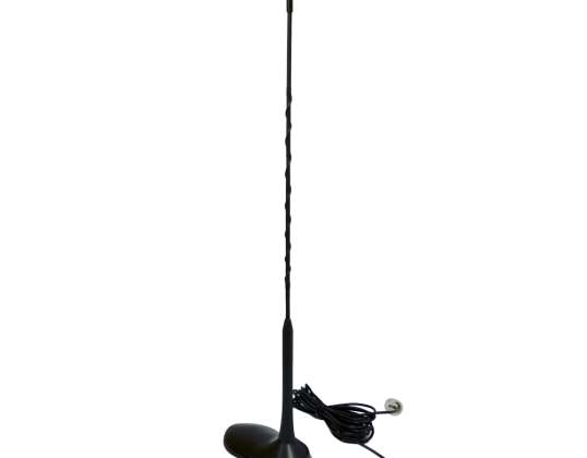 Antena CB PNI Extra 45, cu magnet inclus, lungime 45 cm, SWR 1.0, 26-3