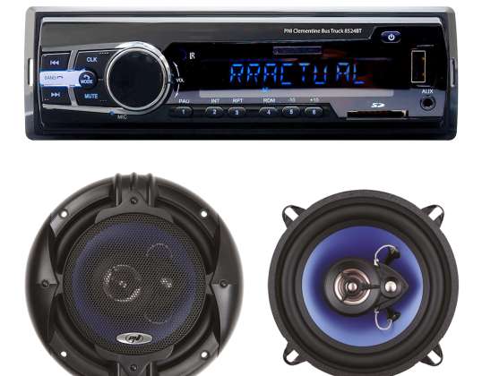 Paquet Radio Lecteur MP3 Voiture PNI Clémentine 8524BT 4x45w + Haut-parleurs a