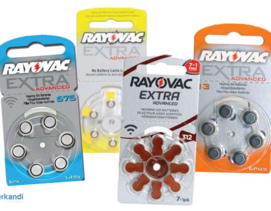 RAYOVAC®-hoortoestelbatterijen