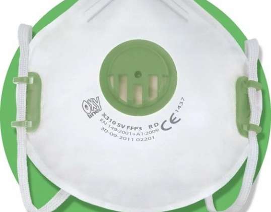Maska Safe Mask ochronna Antywirusowa Wielorazowa X310 FFP3 RD