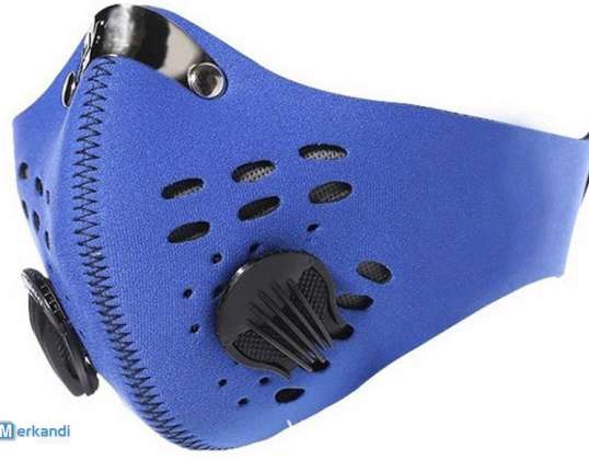 Schutzmaske Schwarze Neopren-Smog-Maske N99