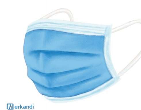 Price from 0.29 euro, 3-LAYER DISPOSABLE MASKS, CE CERTIFIED.