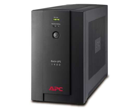 APC-varmuuskopiointi 1400VA UPS vaihtovirta 230V BX1400UI