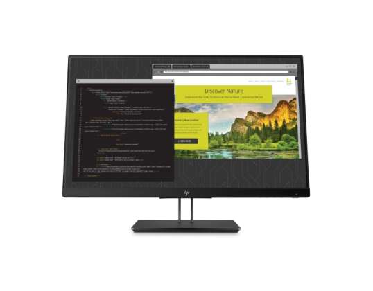 60,5cm/23,8 (1920x1080) HP Z24nf Full HD IPS 5ms HDMI VGA DP Pivot 3xUSB black Display mit schmaler