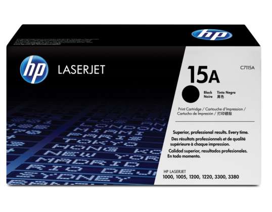 HP 15A 2500 oldal fekete 1 darab C7115A