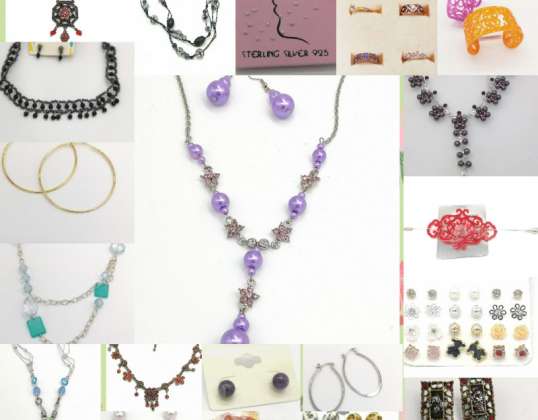 Trendy Summer Costume Jewellery Lot at 0,25€ - Variety of Fashion Accessories Wholesale