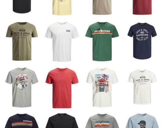Jack & Jones T-Shirts Men Clothing Summer Mix