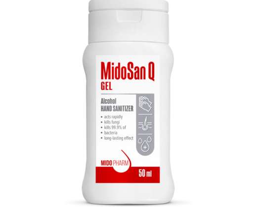 Alcohol hand sanitizer MidoSan Q GEL 50ml