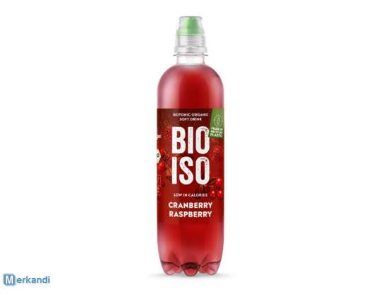 BIO ISO Tranebær bringebær 0.6l | økologisk ISO-drikke