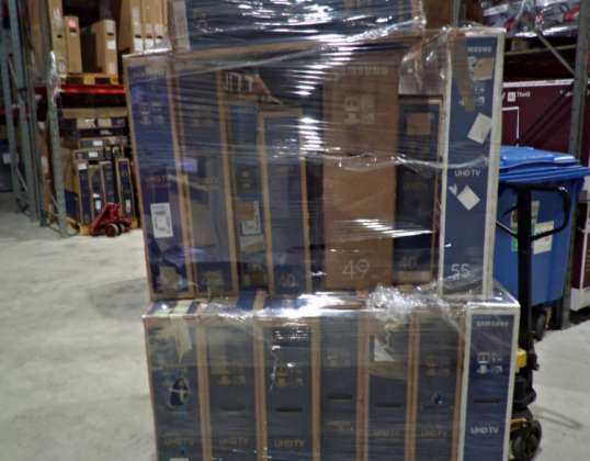 190 pcs. of SAMSUNG LED TV with screen defect (broken)