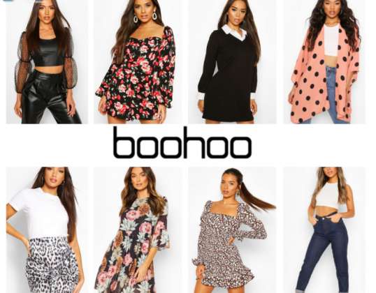 Pallet of women&#39;s clothing brand Boohoo