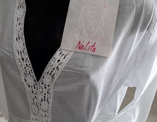 Sieviešu apģērbi, zīmols NOLITA, kleitas, blūzes un t-krekli.