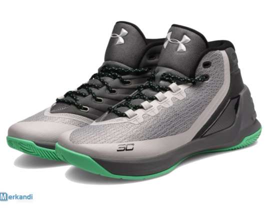 Chaussures homme Curry 3 Under Armour gris / vert