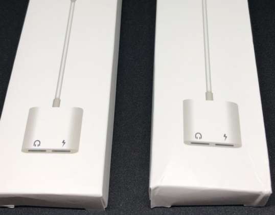 iPhone adapter om naar muziek te luisteren en 2 in 1 oplader op te laden