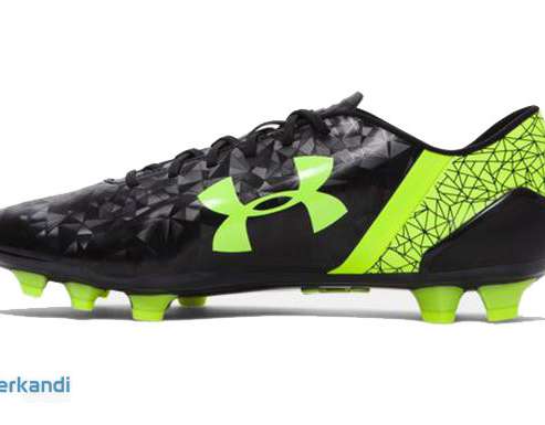 Schwarz / gelbe &#39;Under Armour&#39; Speedform FG Fußballschuhe