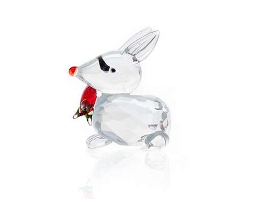Crystal rabbit with carrot (small)