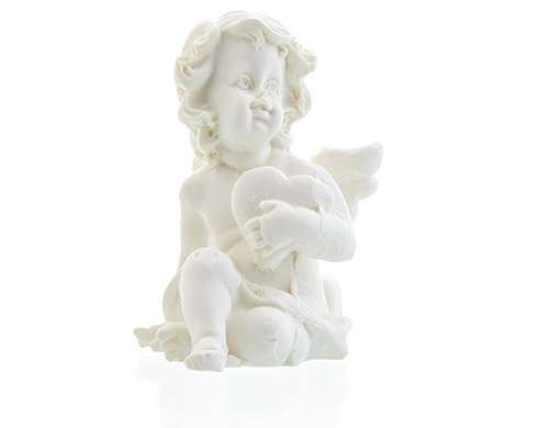 Resin angels with hearts