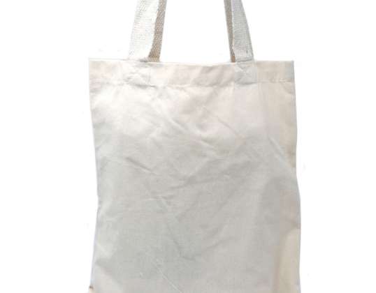 Średnia bawełniana torba - rozmiar 35x30 cm - naturalny kolor