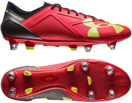 Rode &#39;Under armour&#39; Spotlight hybride voetbalschoenen