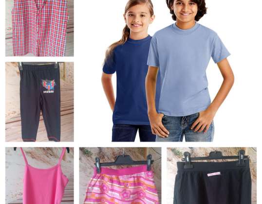 Ropa de verano surtida para niños y niñas - proveedores España