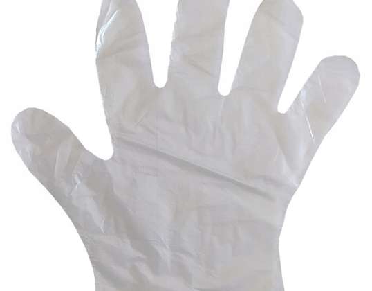 Strong HDPE foil gloves EXTRA THICK AVAILABLE FROM HAND !!!