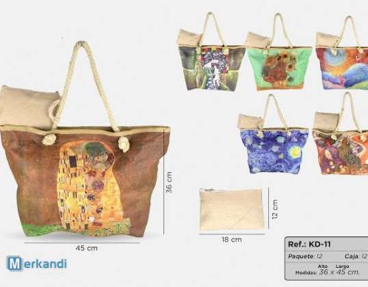 Premium Strandtaschen Neue Naturmodelle K&D REF: KD11 – Große Auswahl