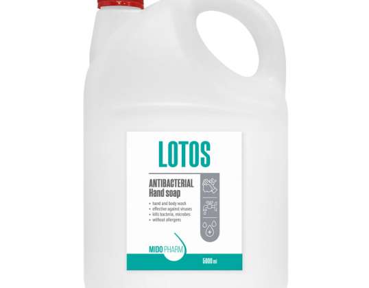 LOTOS antibakterinis rankų ir kūno muilas 5000ml