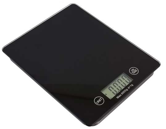 AG51F KITCHEN SCALE 5KG LCD FLAT TARE