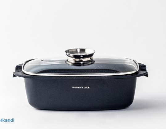 Mischler Cook Roaster Revêtement de marbre en aluminium moulé écologique 32cm