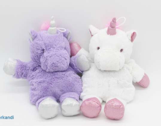 Plüsch Wärmekissen &#34;Einhorn&#34;, Wärmflasche, sortiert, Restposten