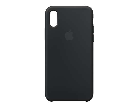 Apple iPhone X silikondeksel svart MQT12ZM/A