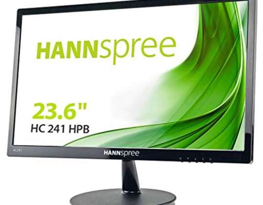 Hannspree 59,9 cm (23,6) HC241HPB 16: 9 HDMI + VGA zwart HC241HPB