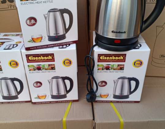 Bouilloire EISENBACH en inox 1.8L