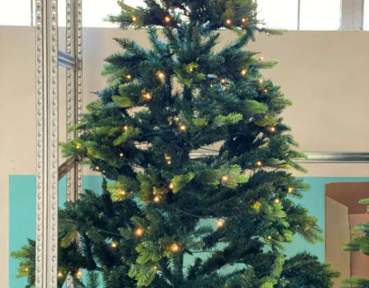 HSE24 Künstlicher Weihnachtsbaum, Tannenbaum LED beleuchtung 180cm