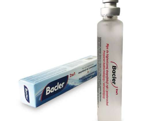 DESINFECTANTE BACLER perfumado 80% 25 ml 96 uds