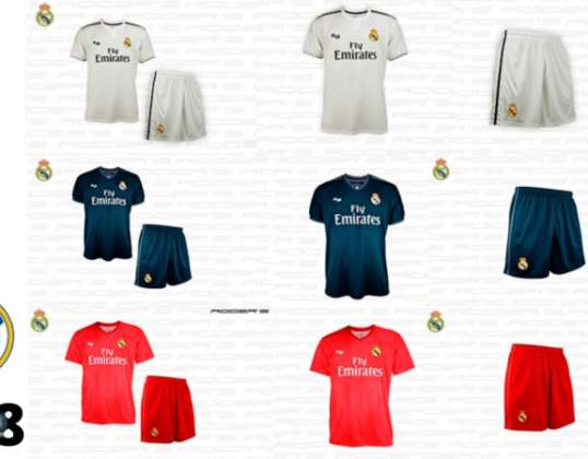 OFFICIAL REPLICA FOOTBALL KIT REAL MADRID 2018-19 LICENSED PRODUCT